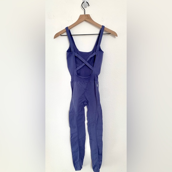 New Free People Movement Good Karma One Piece Onesie Jumpsuit Romper - Picture 6 of 8